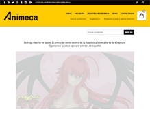 Tablet Screenshot of animeca.com.mx